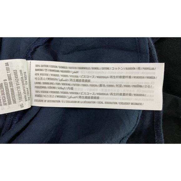 Abercrombie & Fitch Women's S Blue Embroidered Floral Mini Boho Shift Dress - Picture 7 of 9